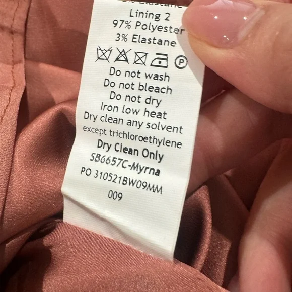 House of CB Myrna Dress Rose M - Picture 11 of 11